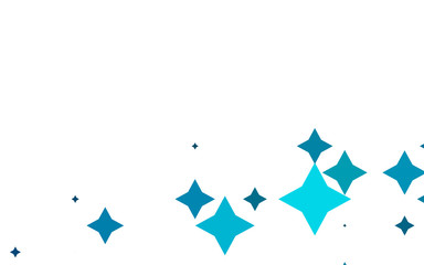 Light BLUE vector layout with bright stars.