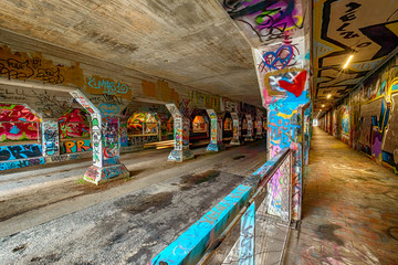 Obraz premium Tunel Krog Street, Atlanta, Georgia