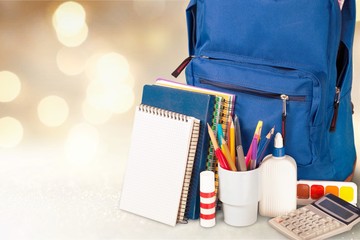 backpack for school stationery learning