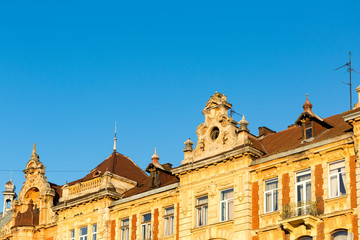 Fototapeta premium European Urban Sunrise