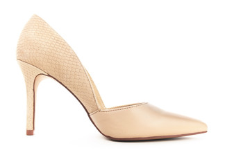 Isolated Brown Stiletto Heal