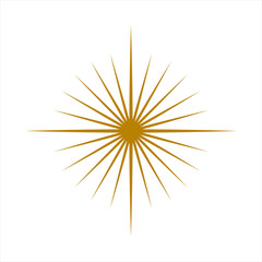 Obraz premium sun burst logo design