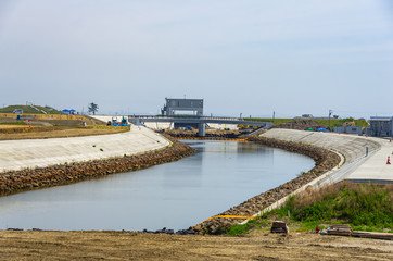 宮城県名取市閖上・貞山堀