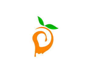 Mango in flat style. Mango vector logo. Mango icon