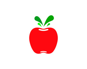 Red Apple vector illustration