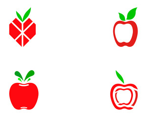 Red Apple vector illustration