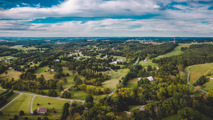 Aerial Maryland Countryside