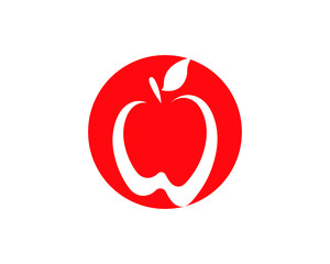 Red Apple vector illustration