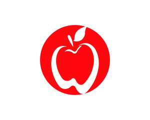 Red Apple vector illustration