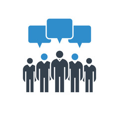 group of people and social network concept icon