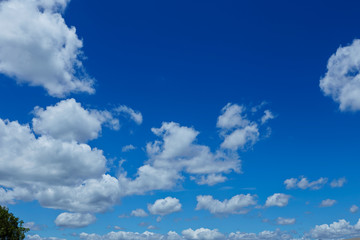 blue sky with clouds