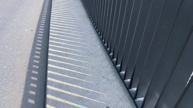 A rail in the sun