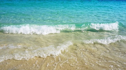 waves on the beach