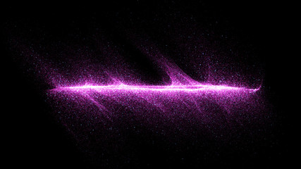 black backgrounds with small particles bright pinks shining together into shadow waves spread throughout the area and areas with deep clarity.