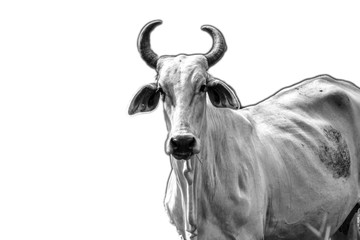portrait of a cow