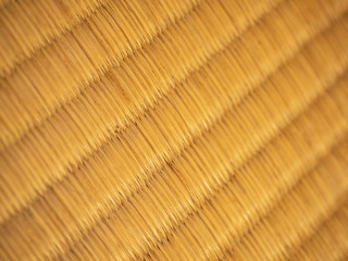 Japanese traditioanl room floor mat close up view