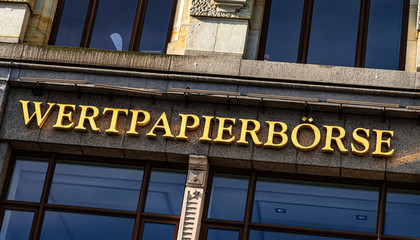Obraz premium Wertpapierbörse