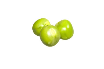 peas isolated on white background