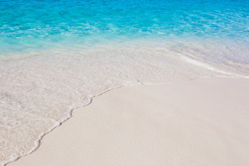 Fototapeta na wymiar Beautiful tropical beach,beach in similan island,beach sand andaman sea
