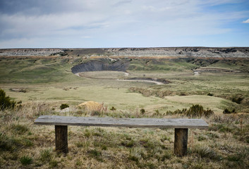 bench in the Prairie