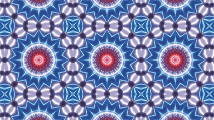 multi color kaleidoscope flower pattern.
