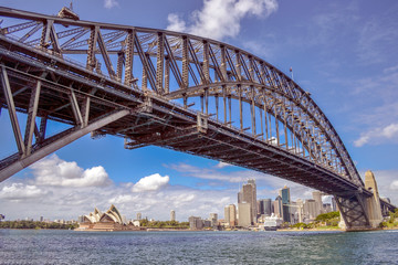 Fototapeta na wymiar Amazing view of Arbour bridge Sydeny Australia