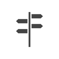 Signpost icon graphic design template vector