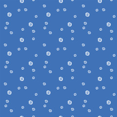 Japanese traditional surface design. Vector abstract hand drawn seamless pattern.