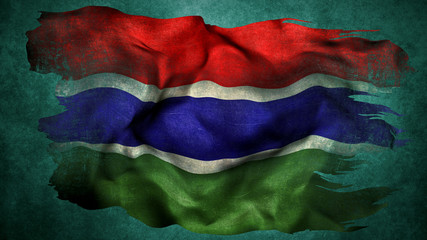 Gambia turn flag