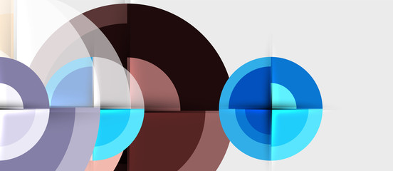 Obraz premium Geometric design abstract background - circles