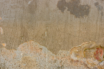 Texture, wall, concrete, it can be used as a background. Wall fragment with scratches and cracks