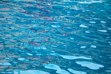 Expanse of water in the pool as an abstract background