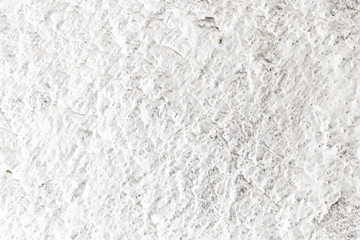 White wall of sand and concrete as an abstract background