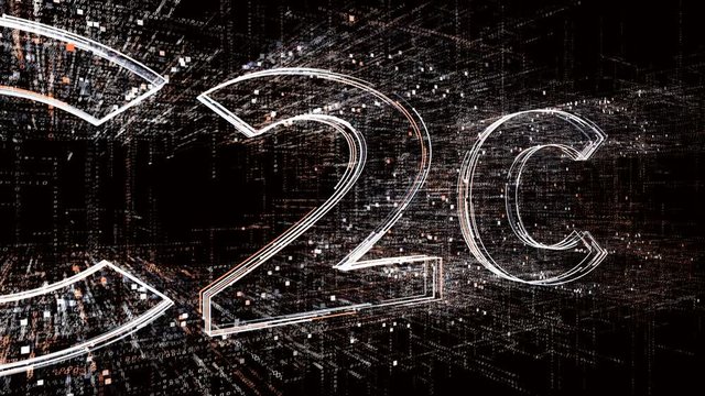 4k C2C word tag cloud;binary computer code.The Matrix style binary computer code shaped text design animation;changing from zero to one digits;abstract future tech background.