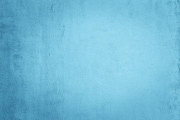 Modern turquoise paint limestone texture in blue light seam home wall paper concept for flat...