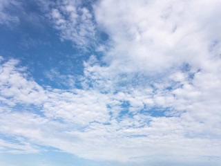 Obraz premium morning sky, blue sky with clouds