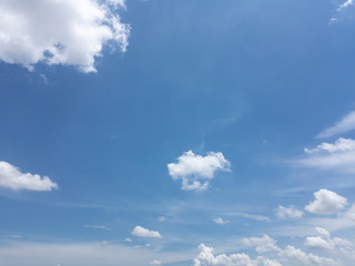 morning sky, blue sky with clouds