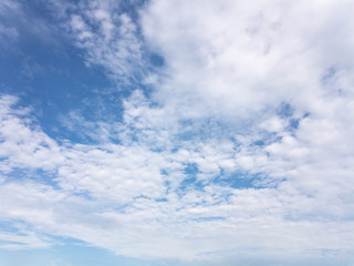 Naklejka premium morning sky, blue sky with clouds