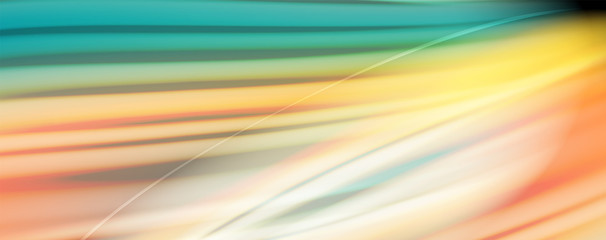 Obraz premium Flowing liquid colors - modern colorful flow poster. Wave liquid shapes. Art design for your design project