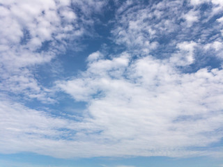 morning sky, blue sky with clouds