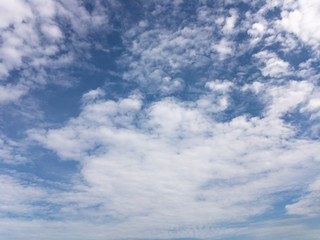 Obraz premium morning sky, blue sky with clouds