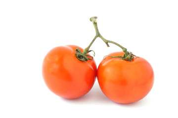 tomatoes isolated on white background