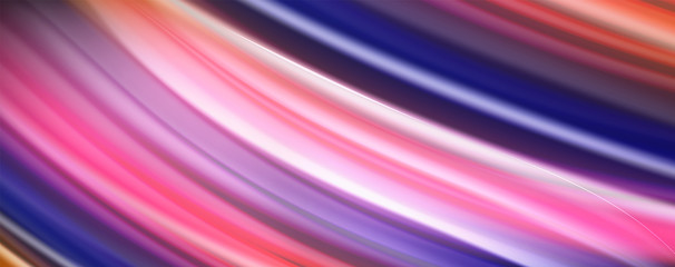 Modern rainbow liquid color flow colorful poster. Wave Liquid shape in black color background. Abstract composition