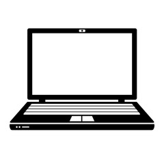 notebook black flat icon. vector illustration. isolated on white background