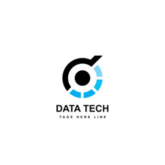 data tech logo template