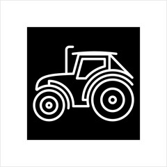 Tractor Icon, Vehicle Icon