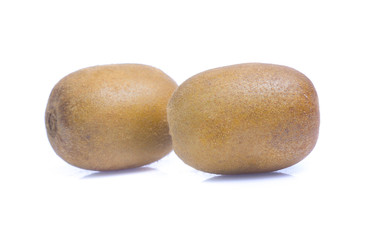 golden kiwifruit/ kiwi isolated on white