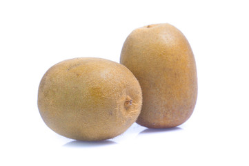 golden kiwifruit/ kiwi isolated on white