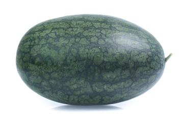 yellow watermelon isolated on white background