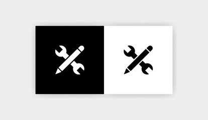 SETTINGS Icon Flat Graphic Design